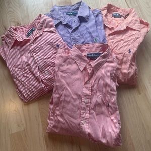 4 men’s Ralph Lauren striped oxfords